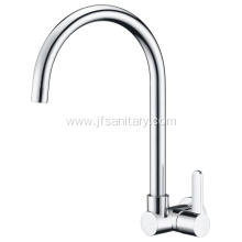 Brass Wall Mount Cold Water Only Kitchen Faucet